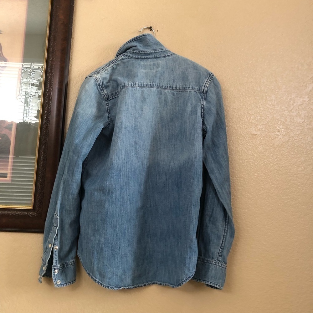 Lucky Brand Button Long Sleeve Top Size XSmall - Picture 3 of 5